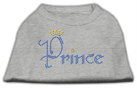 Prince Rhinestone Shirts Grey M (12)