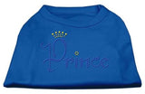 Prince Rhinestone Shirts Blue XS (8)