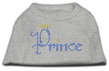 Prince Rhinestone Shirts Grey XXL (18)