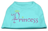 Princess Rhinestone Shirts Aqua M (12)