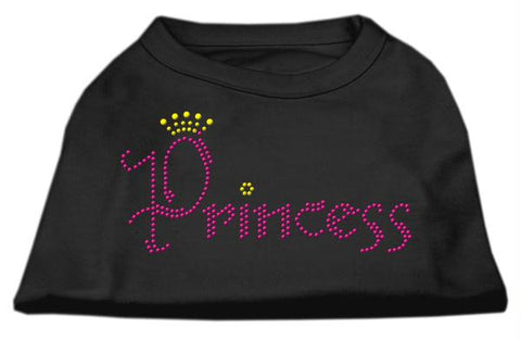 Princess Rhinestone Shirts Black S (10)