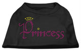 Princess Rhinestone Shirts Black XXL (18)