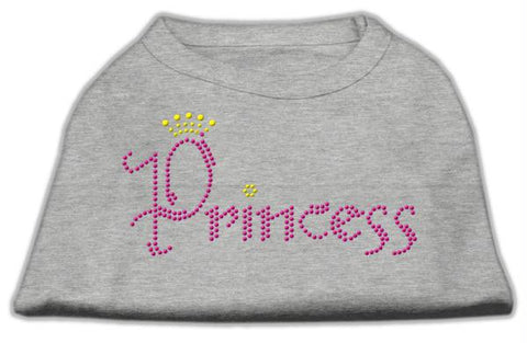 Princess Rhinestone Shirts Grey XXL (18)