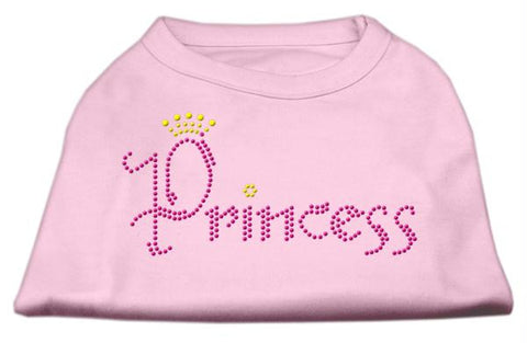 Princess Rhinestone Shirts Light Pink XXL (18)