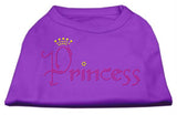 Princess Rhinestone Shirts Purple XXXL(20)