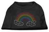 Rhinestone Rainbow Shirts Black M (12)