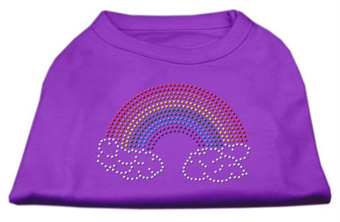 Rhinestone Rainbow Shirts Purple S (10)