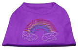 Rhinestone Rainbow Shirts Purple XXL (18)