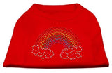 Rhinestone Rainbow Shirts Red XXXL (20)