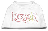 RockStar Rhinestone Shirts White XS (8)