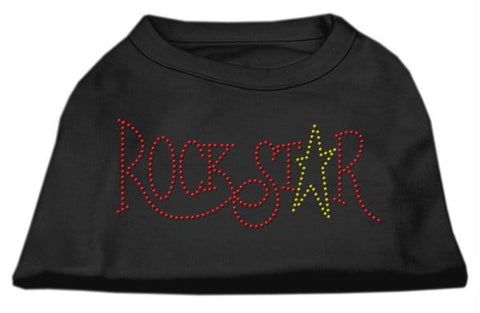 RockStar Rhinestone Shirts Black XXL (18)