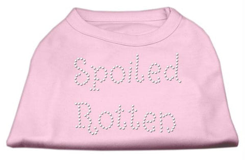 Spoiled Rotten Rhinestone Shirts Light Pink M (12)