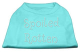 Spoiled Rotten Rhinestone Shirts Aqua XS (8)