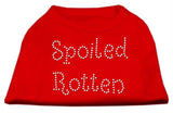 Spoiled Rotten Rhinestone Shirts Red XS (8)