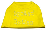 Spoiled Rotten Rhinestone Shirts Yellow XS (8)