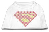 Super! Rhinestone Shirts White XXL (18)