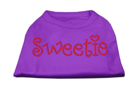 Sweetie Rhinestone Shirts Purple L (14)