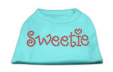 Sweetie Rhinestone Shirts Aqua XS (8)