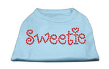 Sweetie Rhinestone Shirts Baby Blue XS (8)