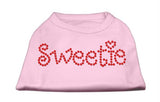 Sweetie Rhinestone Shirts Light Pink XS (8)