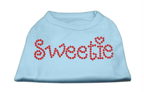 Sweetie Rhinestone Shirts Baby Blue XXL (18)