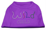 Wild Child Rhinestone Shirts Purple L (14)