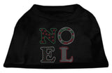 Noel Rhinestone Dog Shirt Black  Med (12)