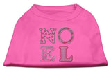 Noel Rhinestone Dog Shirt Bright Pink XL (16)