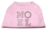 Noel Rhinestone Dog Shirt Light Pink XXXL (20)