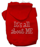 It's All About Me Rhinestone Hoodies Red S (10)