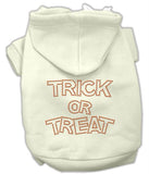 Trick or Treat Rhinestone Hoodies Cream XS (8)