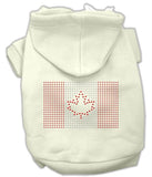 Canadian Flag Hoodies Cream L (14)