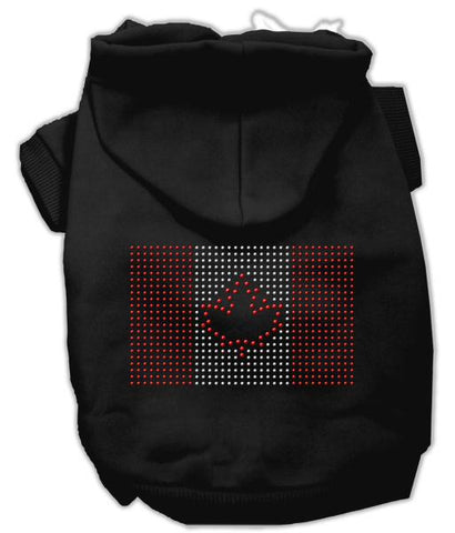 Canadian Flag Hoodies Black S (10)