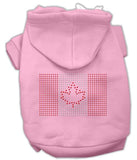 Canadian Flag Hoodies Pink XS (8)