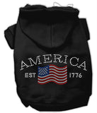 Classic American Hoodies Black XS (8)