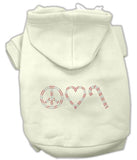 Peace, Love and Candy Canes Hoodies Cream L (14)