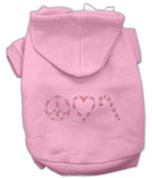 Peace, Love and Candy Canes Hoodies Pink L (14)