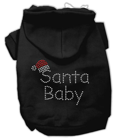 Santa Baby Hoodies Black XS (8)