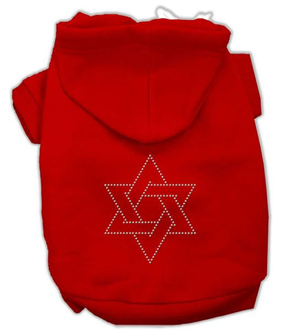 Star of David Hoodies Red L (14)