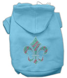 Holiday Fleur de lis Hoodies Baby Blue L (14)