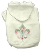 Holiday Fleur de lis Hoodies Cream L (14)