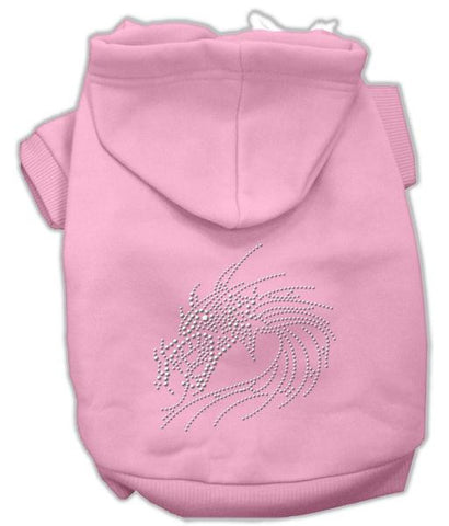 Studded Dragon Hoodies Pink XS (8)