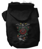 Eagle Rose Nailhead Hoodies Black XS (8)