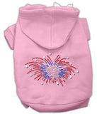 Fireworks Rhinestone Hoodie Pink S (10)