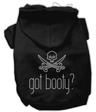 Got Booty Rhinestone Hoodies Black M (12)