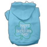 Happy St. Patrick's Day Hoodies Baby Blue XS (8)