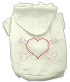 Heart and Crossbones Hoodies Cream XS (8)