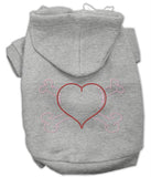 Heart and Crossbones Hoodies Grey XS (8)