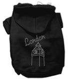 London Rhinestone Hoodies Black S (10)