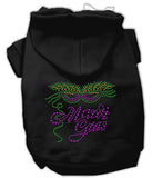 Mardi Gras Rhinestud Hoodies Black XS (8)